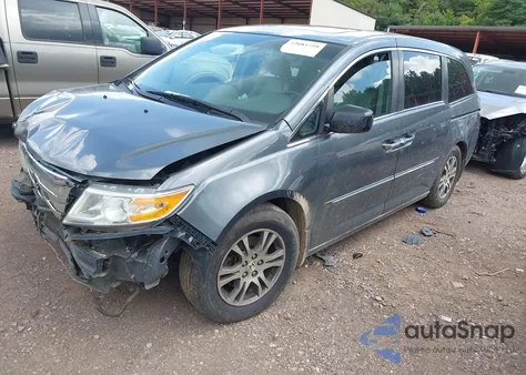 2012 Honda Odyssey Ex-L z USA, uszkodzony, nr VIN 5FNRL5H60CB084136